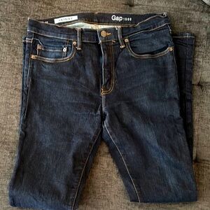 Gap 1969 Skinny Jeans 34 x 32 Dark Blue